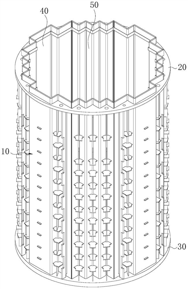 Welding method of reactor core shroud assembly