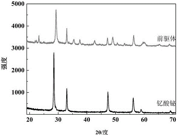 A kind of bismuth yttrium oxide nanorod and its preparation method and application