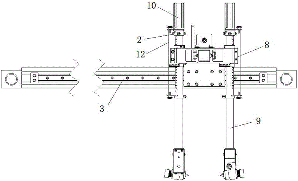 Automatic angle adjusting system for spray guns