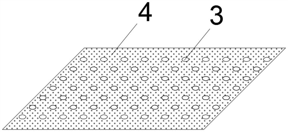 Inclined net forming online spun-bonded spunlace composite non-woven fabric and preparation method thereof