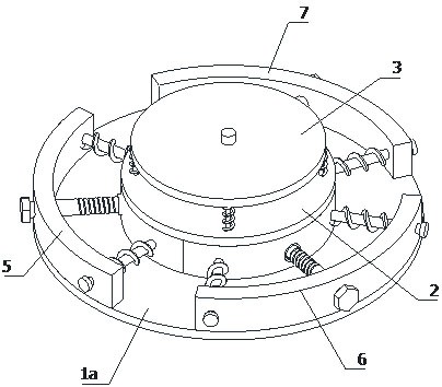 A centrifugal casting mold