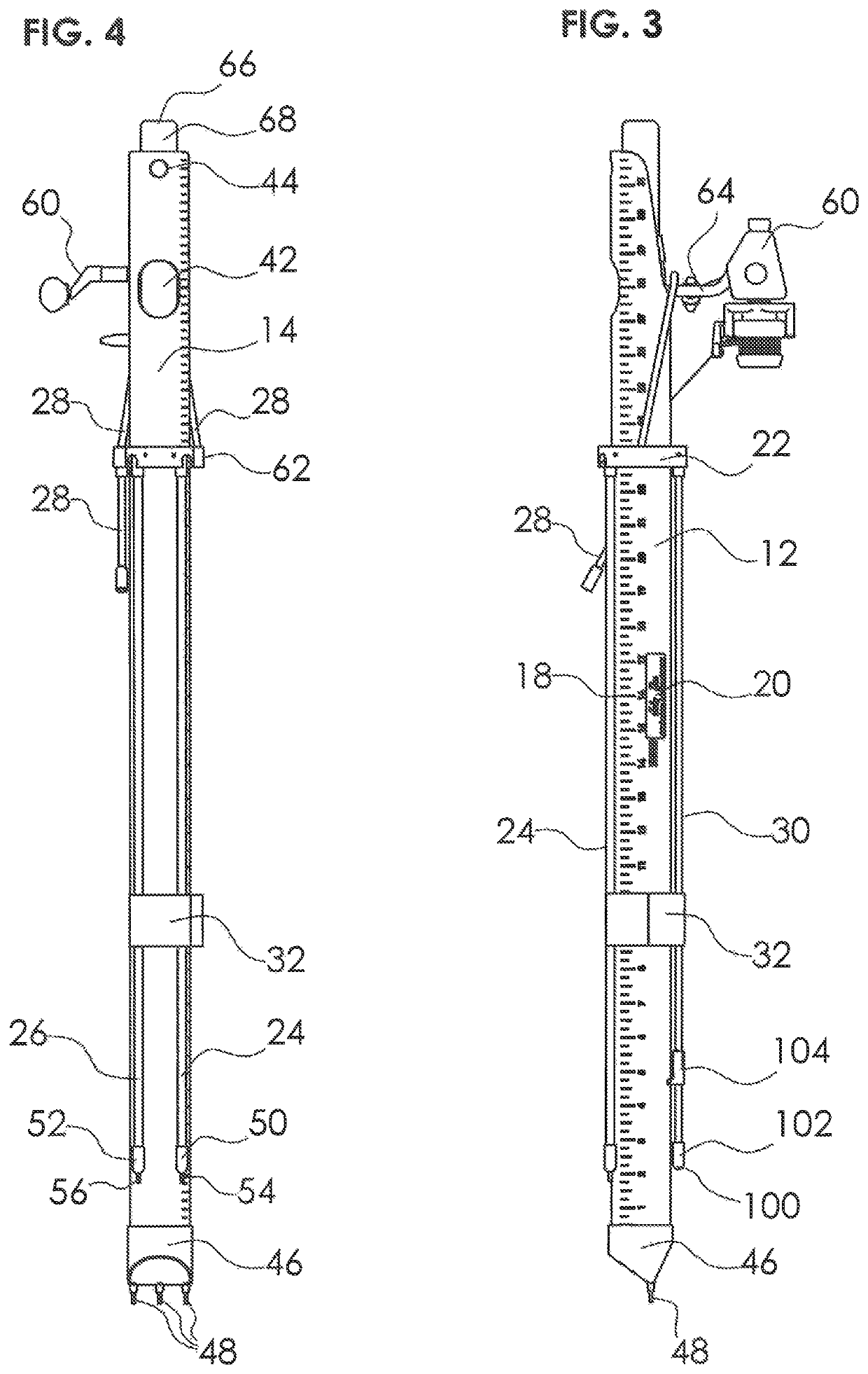 Tripod fishing rod holder and protective storage tube