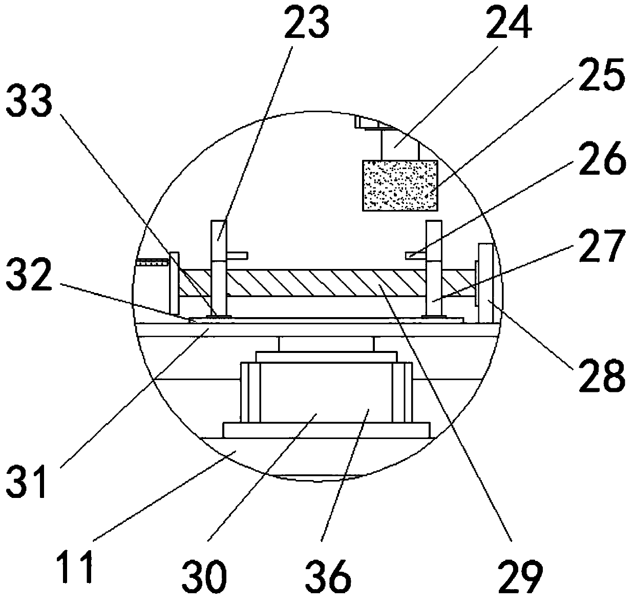 Polishing device for machining mechanical seals