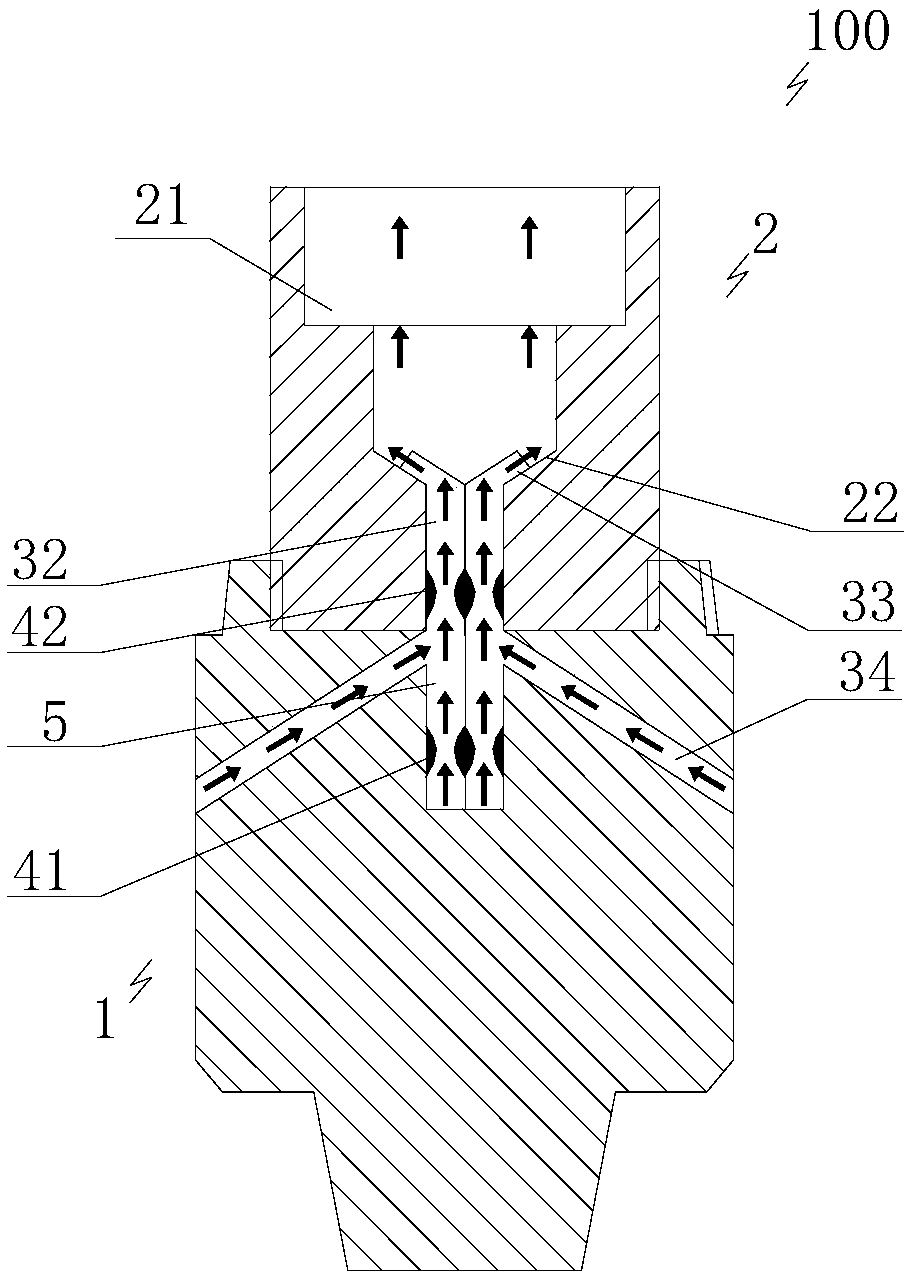 Concentric pipe rock debris sucking and crushing device suitable for dual-gradient drilling