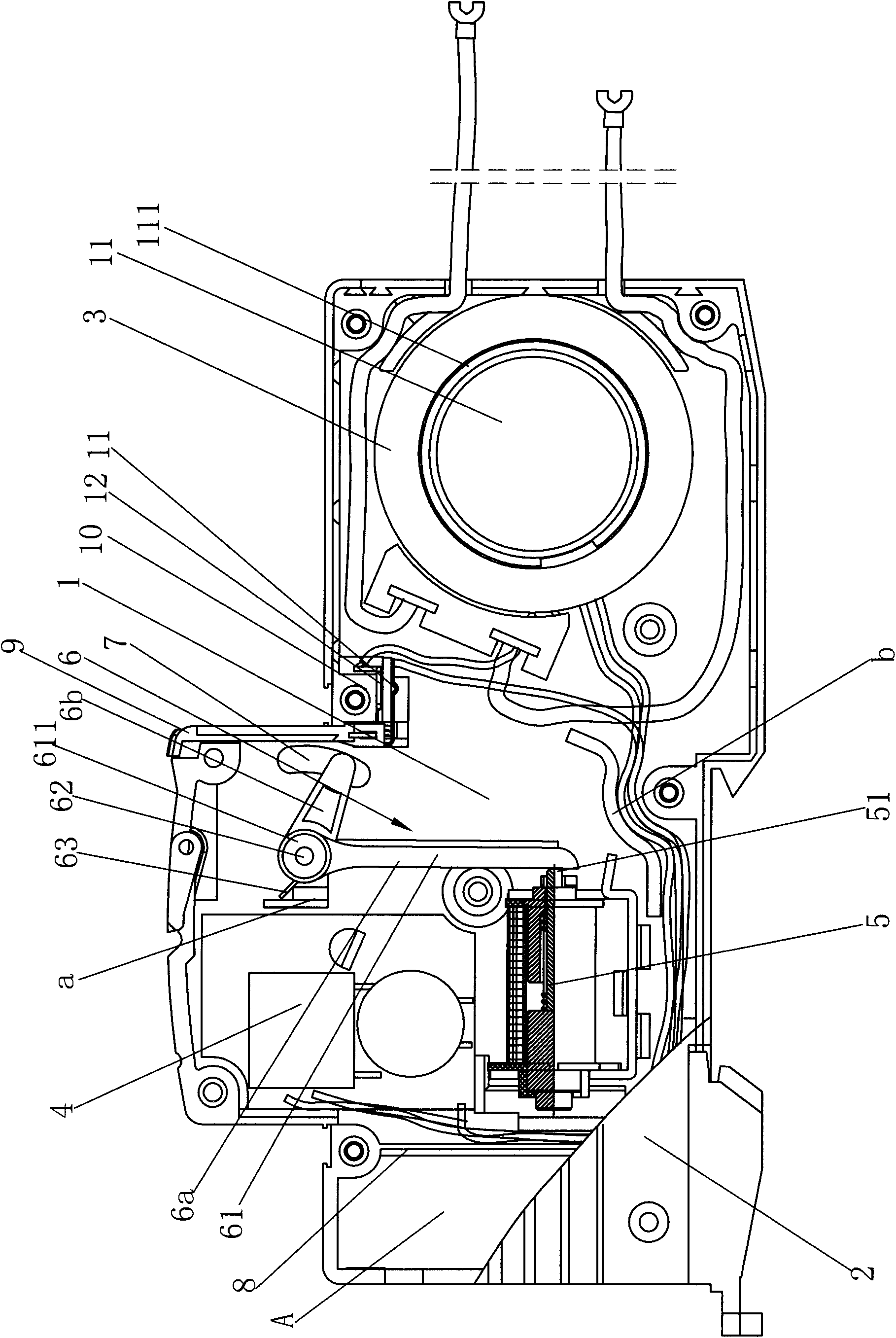 High-disjunction residual current operation circuit breaker