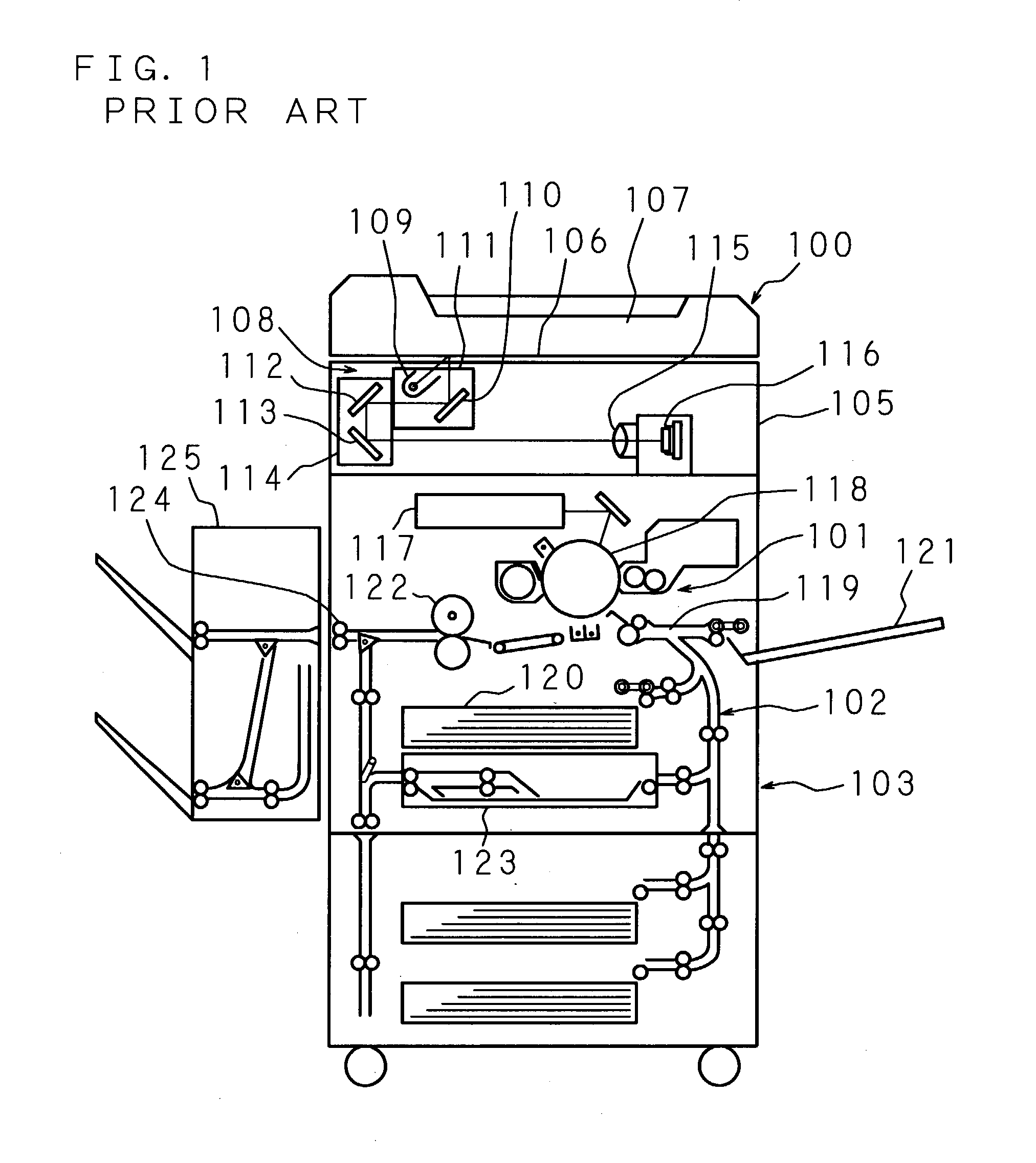 Packing case and packing method for packing image forming apparatus, and image forming apparatus