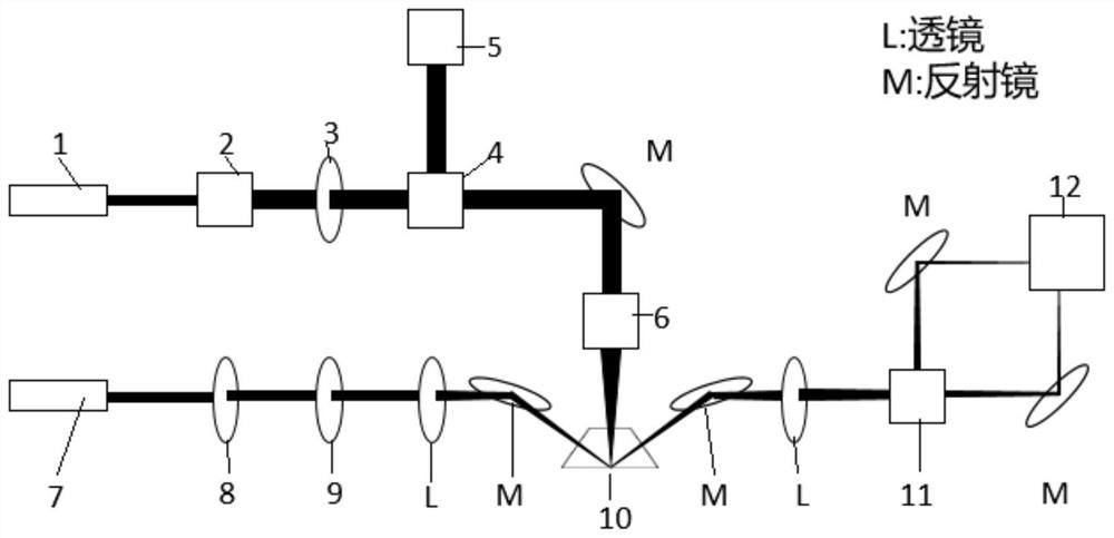 Photoacoustic microfluidic detection system and detection method