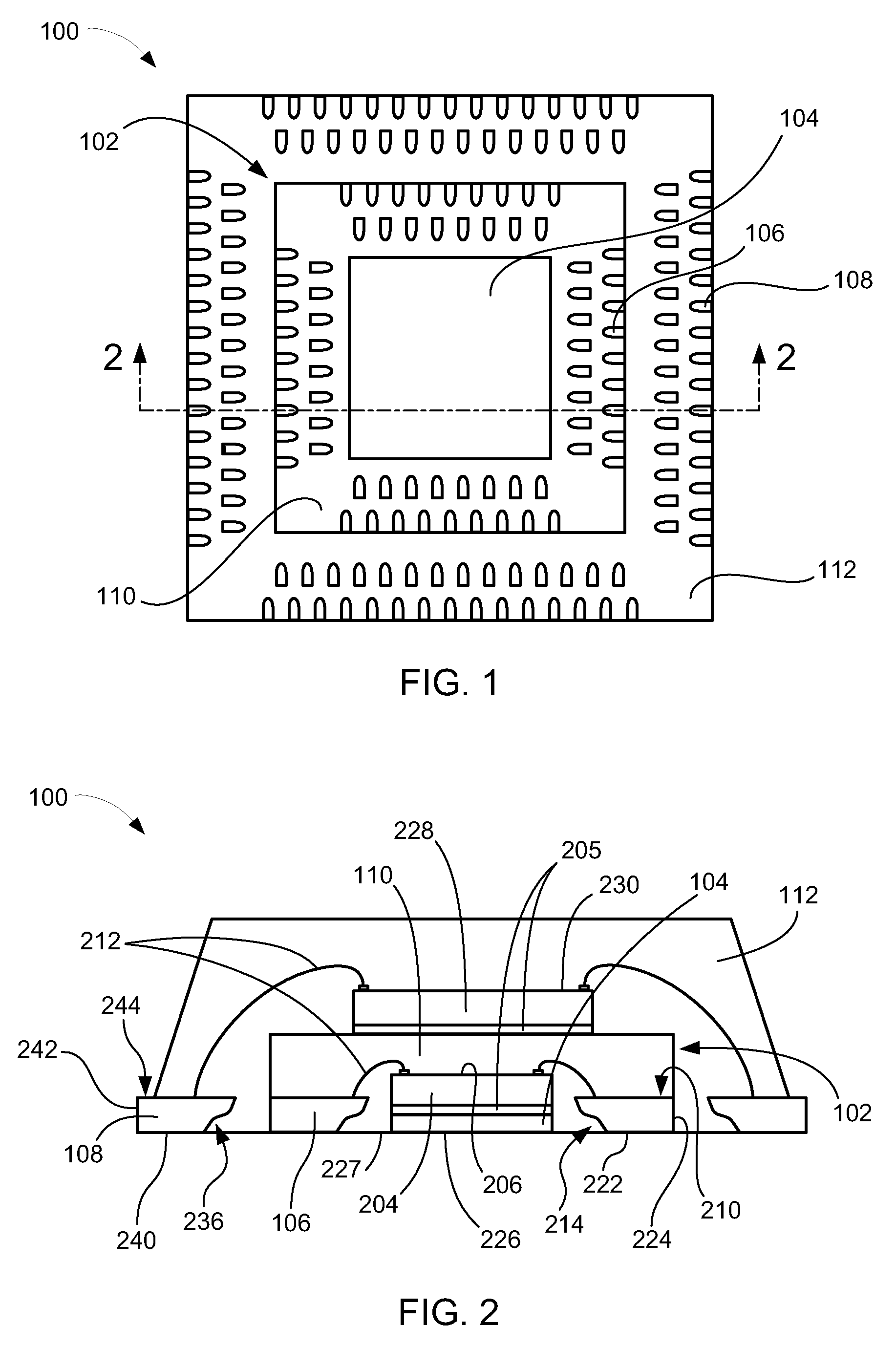 Quad flat pack in quad flat pack integrated circuit package system