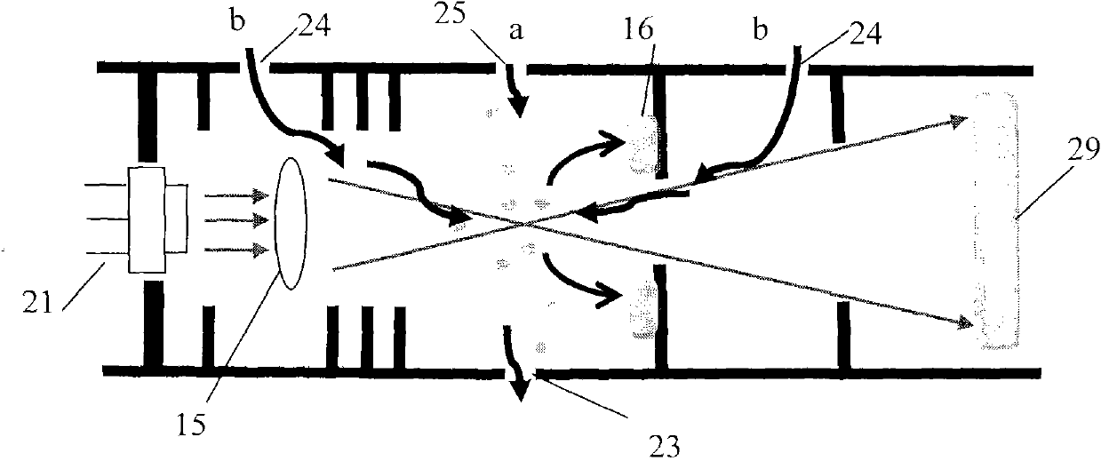 Smoke-sensing fire detection alarming device