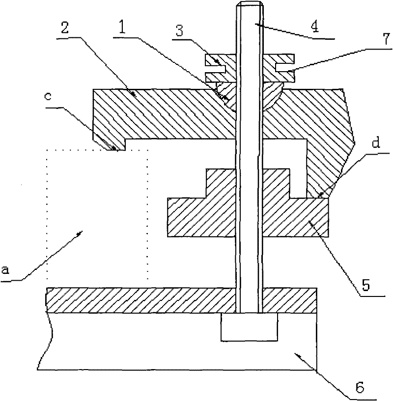 Structure of integrated debugging pressing plate