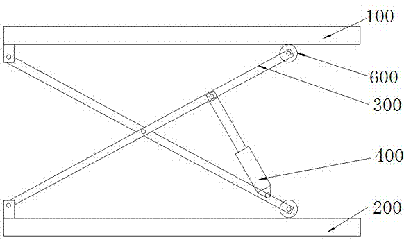 Heavy-load ultra-low limit shear-fork-type hydraulic lift and working method thereof