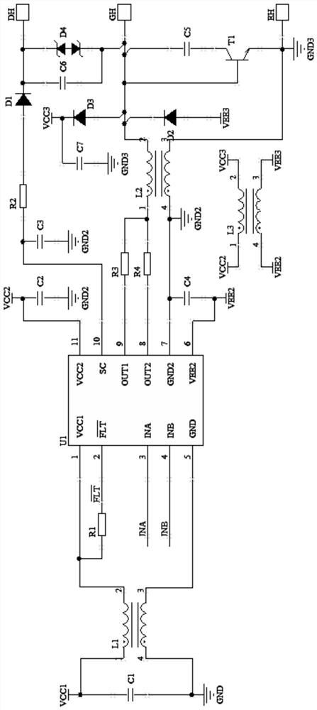 Silicon carbide MOSFET drive circuit