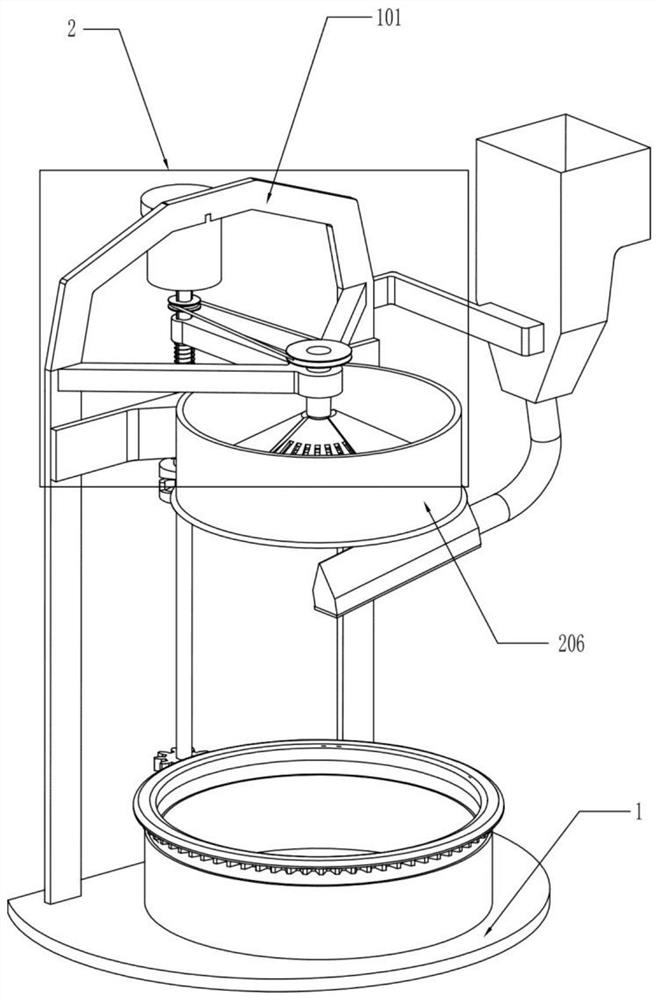 Fermented soya bean making machine with yeast spreading and crushing functions