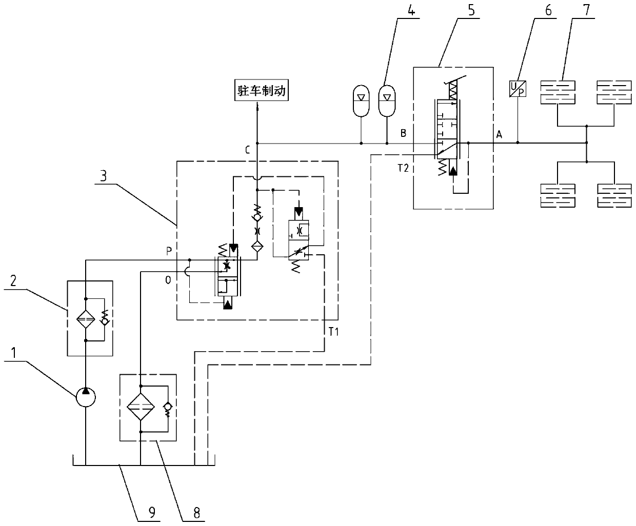 Output power cut-off control system and method of construction machinery gearbox