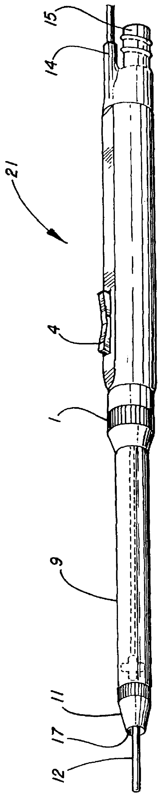 Removable shroud for receiving a pencil used in electro-surgery