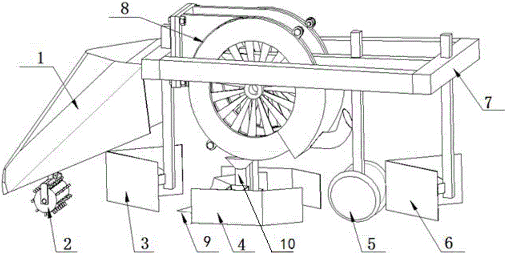 Cottonseed sower for reserved inter-row of cotton-wheat double cropping