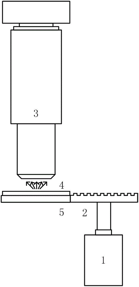 Frequency-shifting super-resolution microscopic imaging method and device based on microstructure