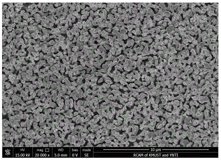 Method for preparing micro-nano-porous silver based on eutectic flux in-situ alloy deposition/alloy removing method
