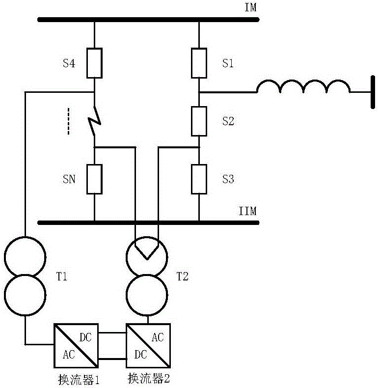 Wiring structure of a transverter and its control method