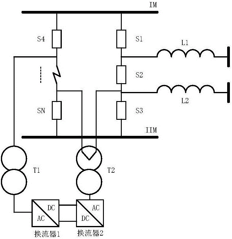 Wiring structure of a transverter and its control method