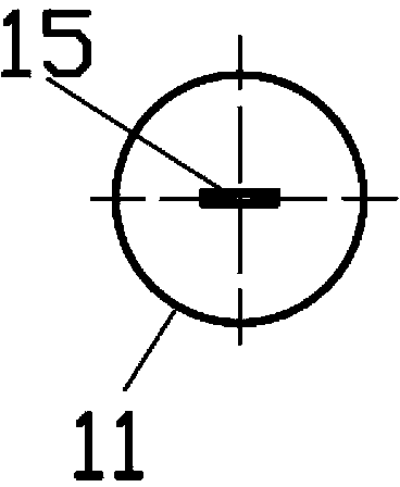 Eddy current generating device for controlling lateral force of large-incidence-angle slender body