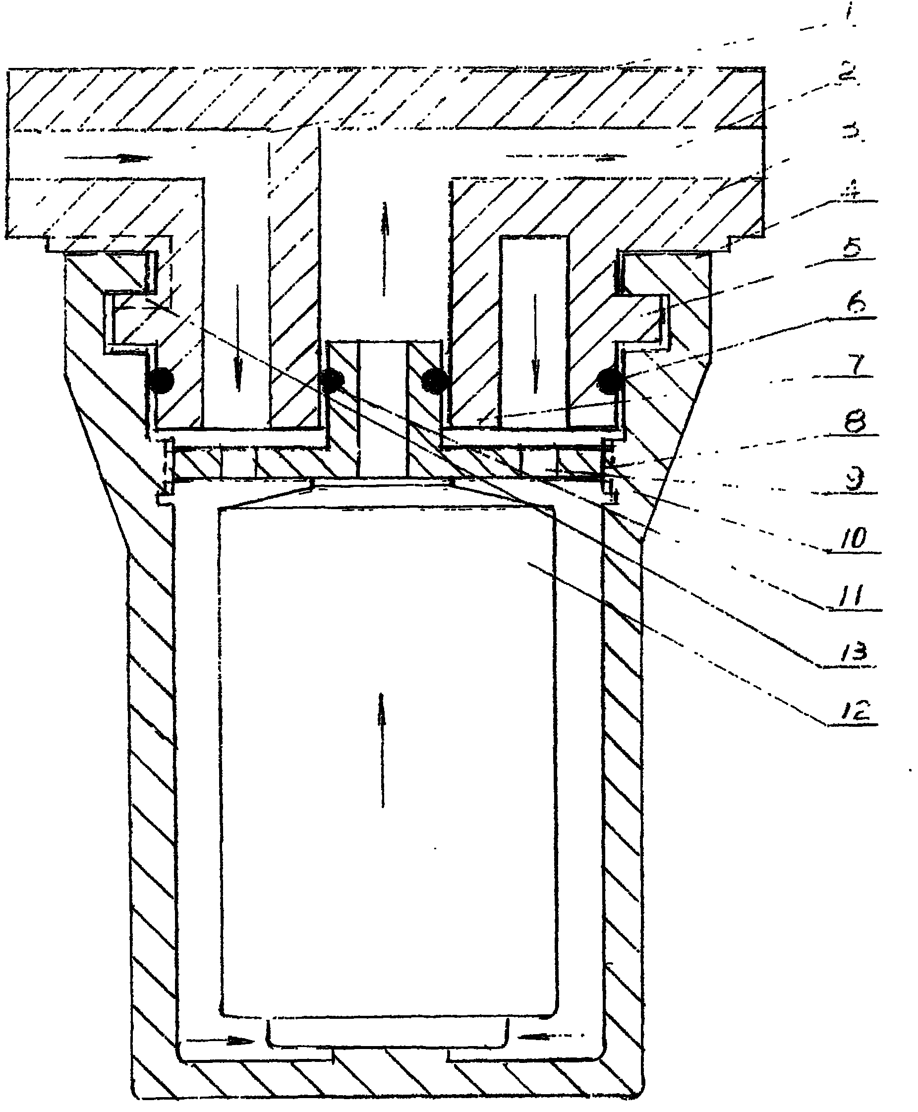 Filtering shell of water purifier and connecting method with base