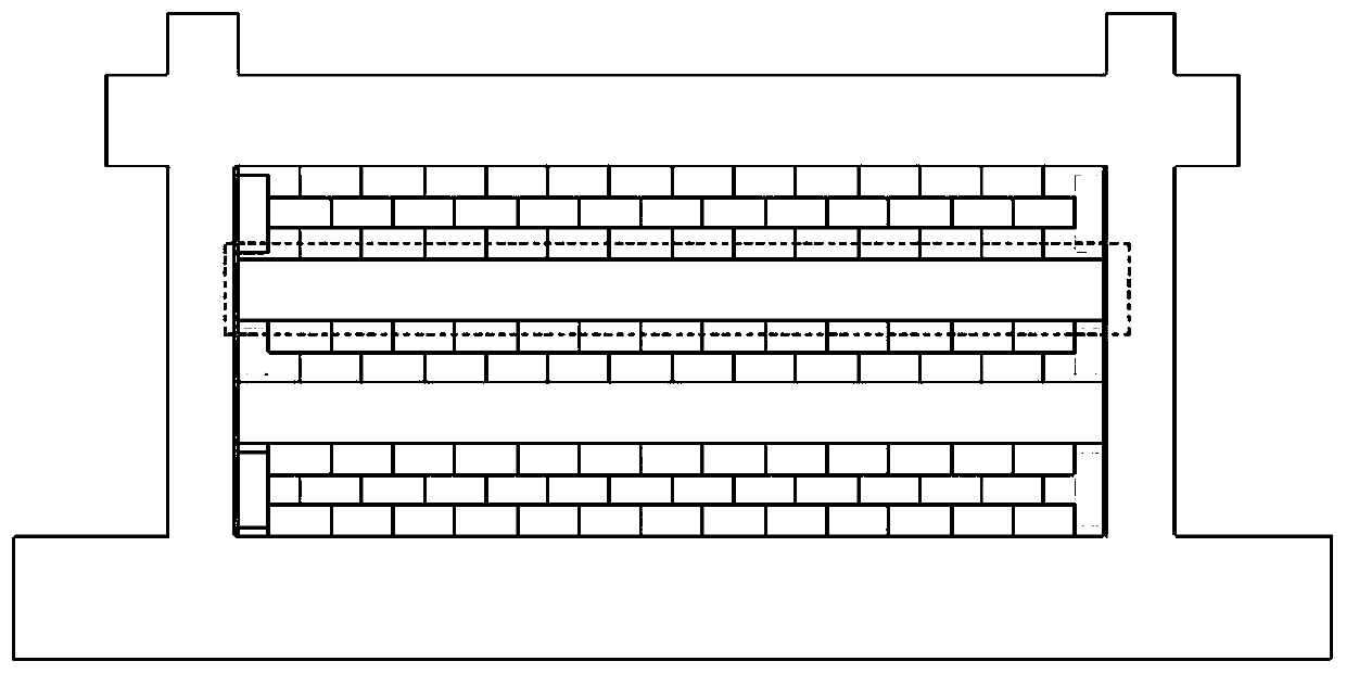 Damping infilled wall of RC frame structure and manufacturing method of damping infilled wall