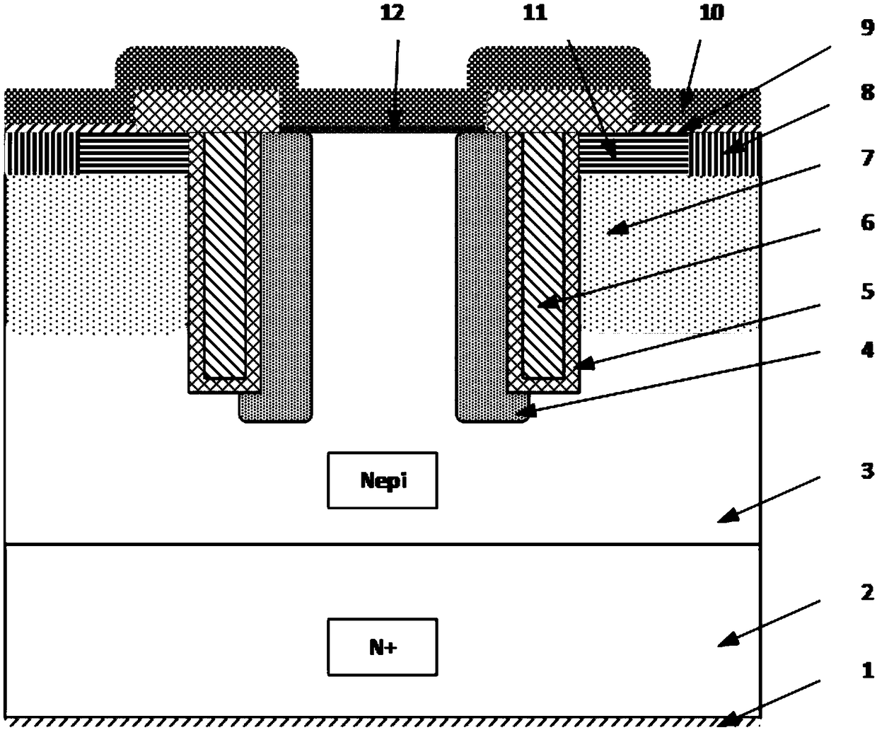 Novel wide band gap semiconductor device and manufacturing method thereof