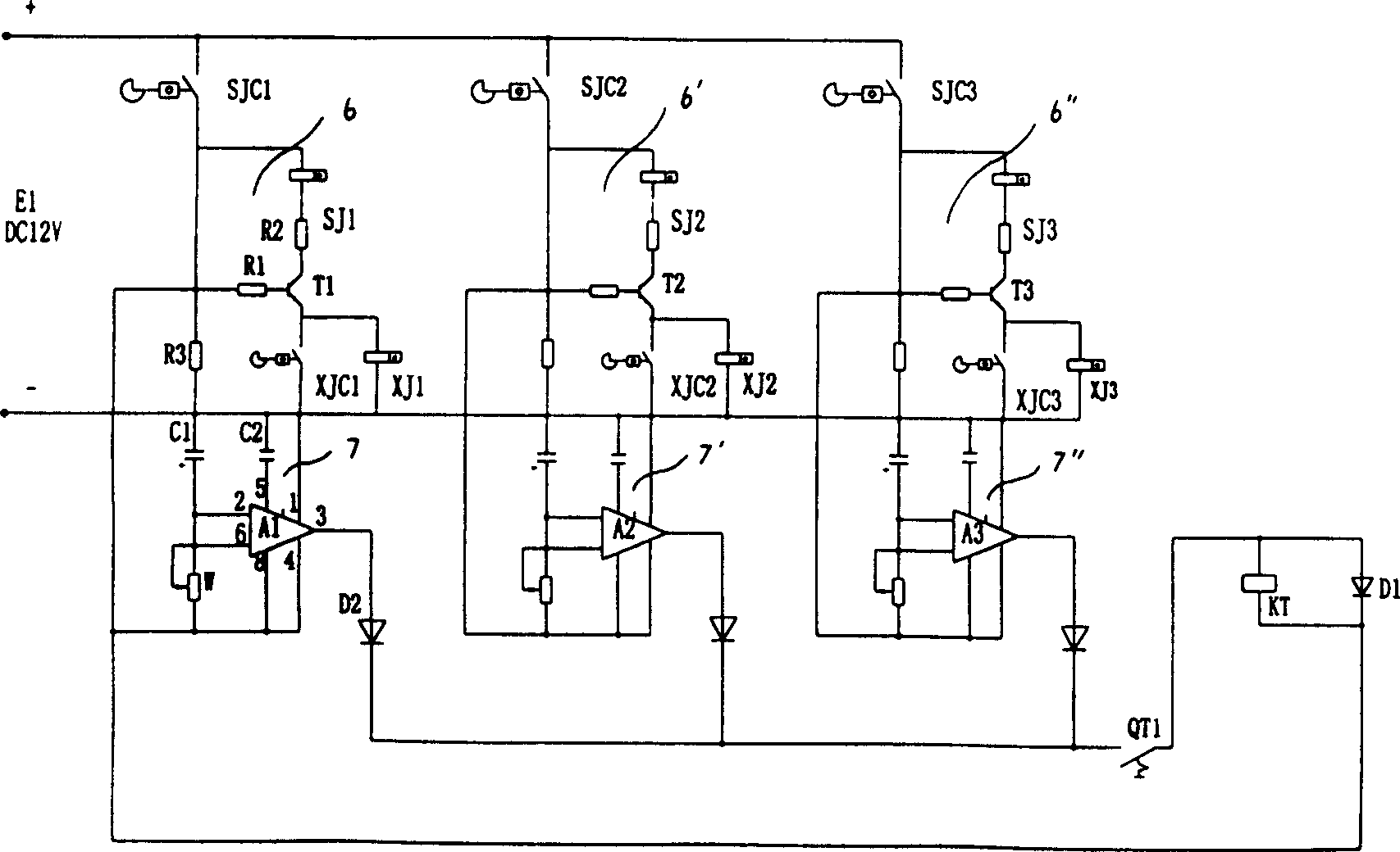 AC-DC electrical contact electricity life testing device and method