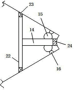 Bridge telescopic beam structure and installation method thereof