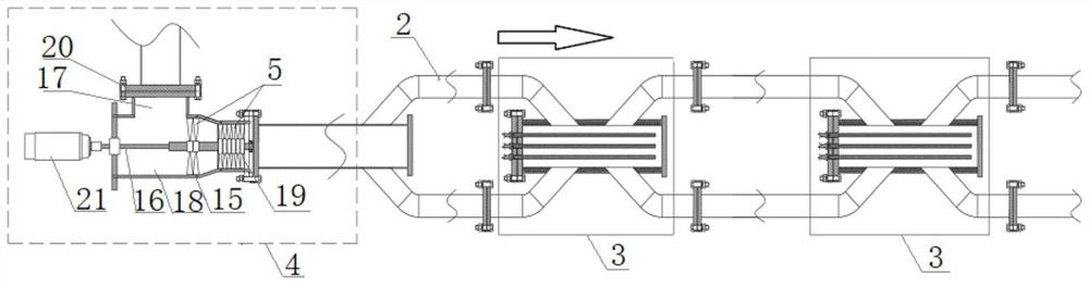 Water-free turbine variable circulation heat supply system