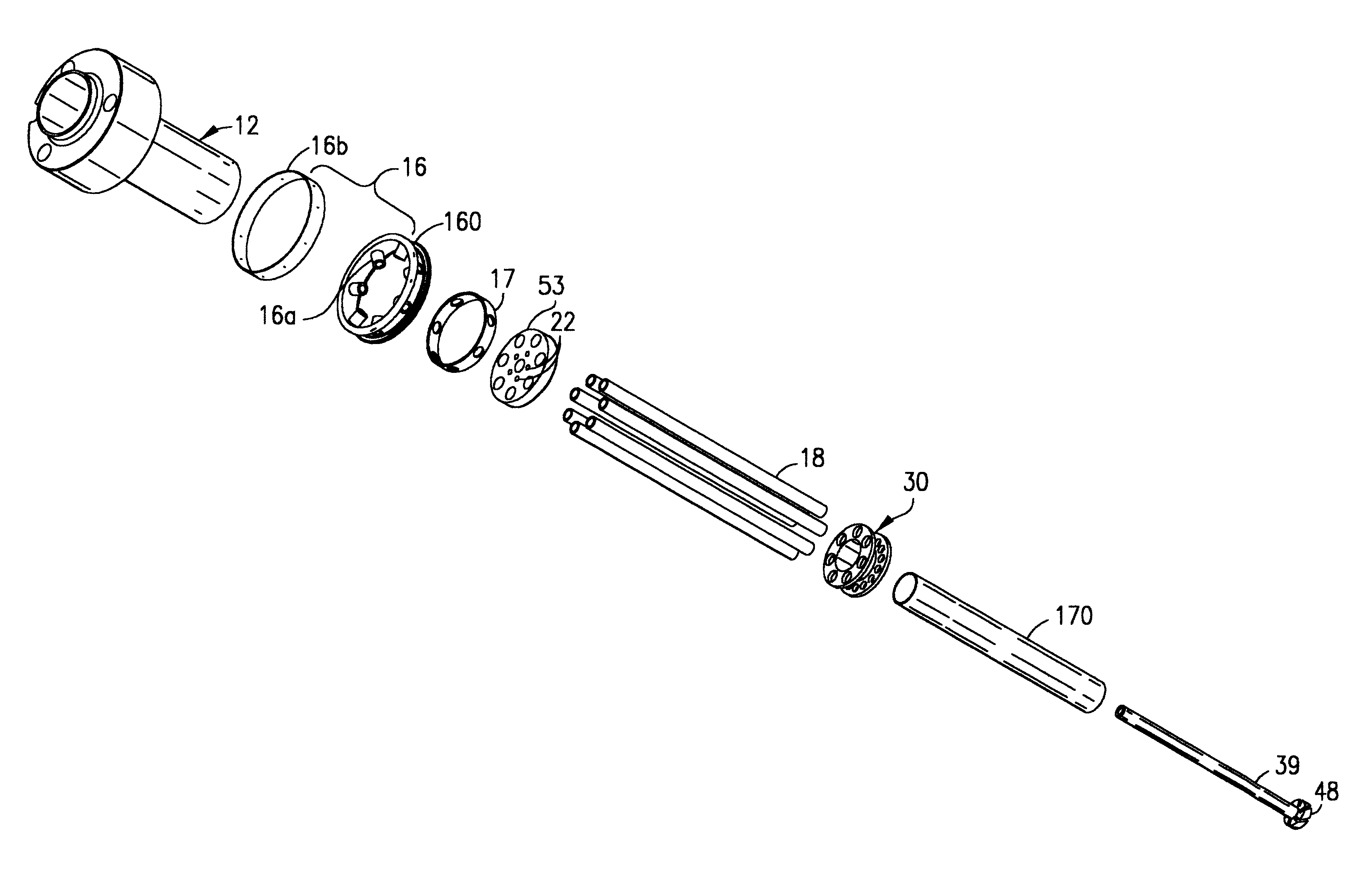 Pre-mix nozzle and full ring fuel distribution system for a gas turbine combustor