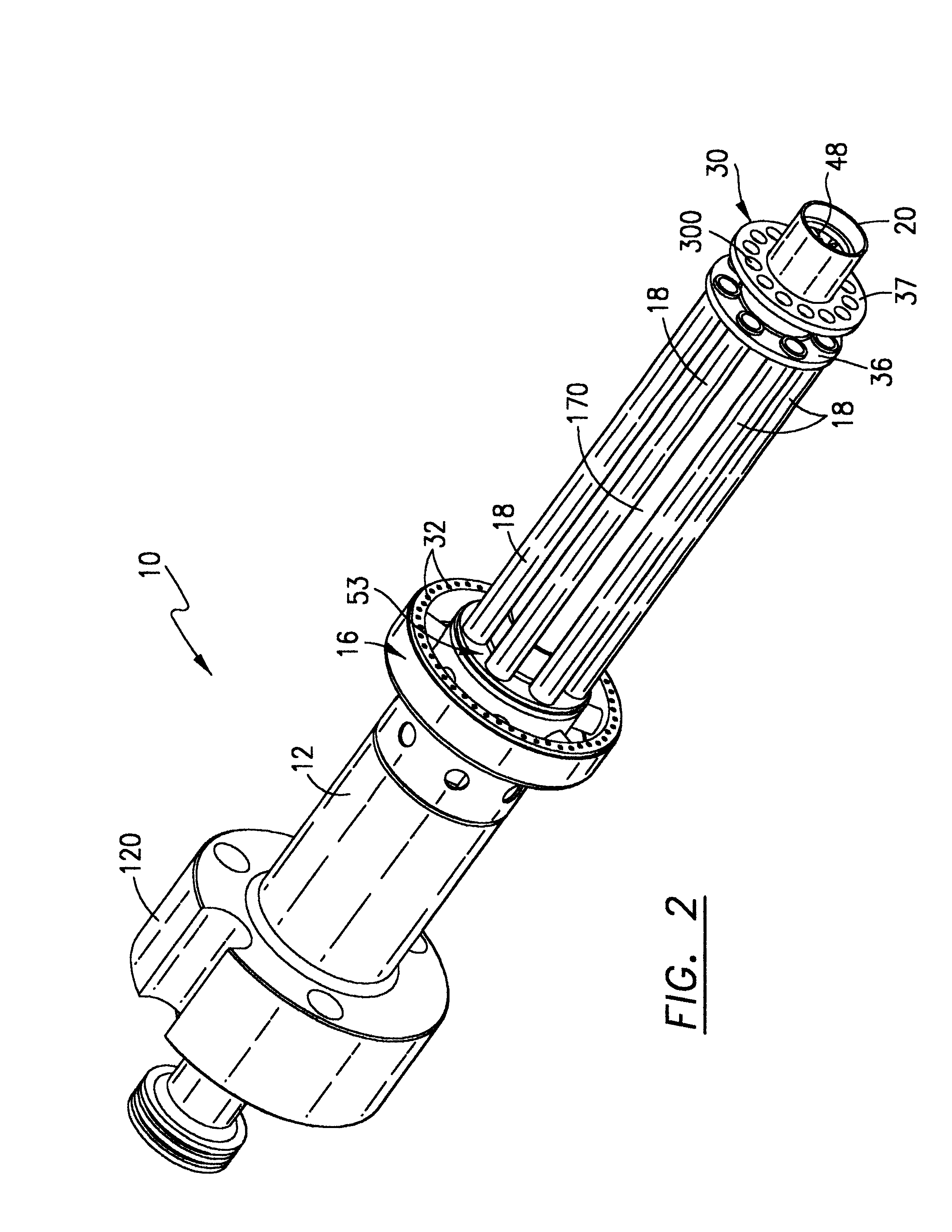 Pre-mix nozzle and full ring fuel distribution system for a gas turbine combustor