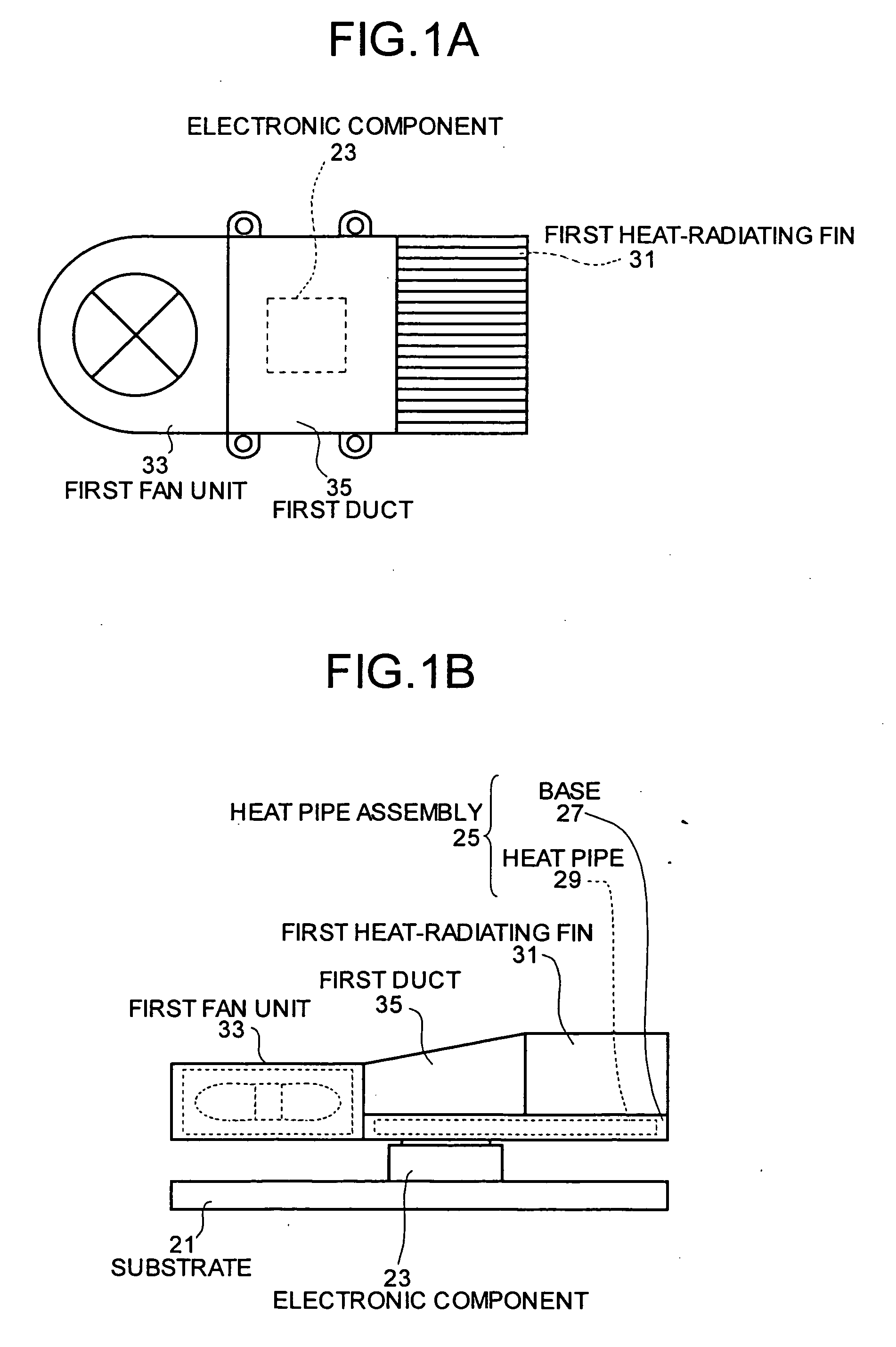 Cooling device and electronic device