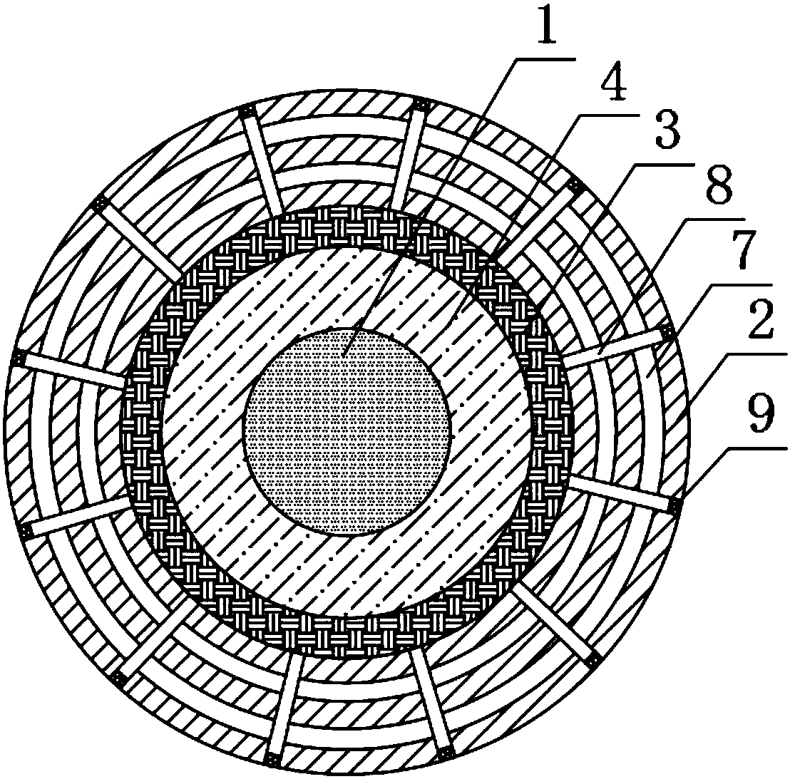 Novel structural cable and manufacturing method thereof
