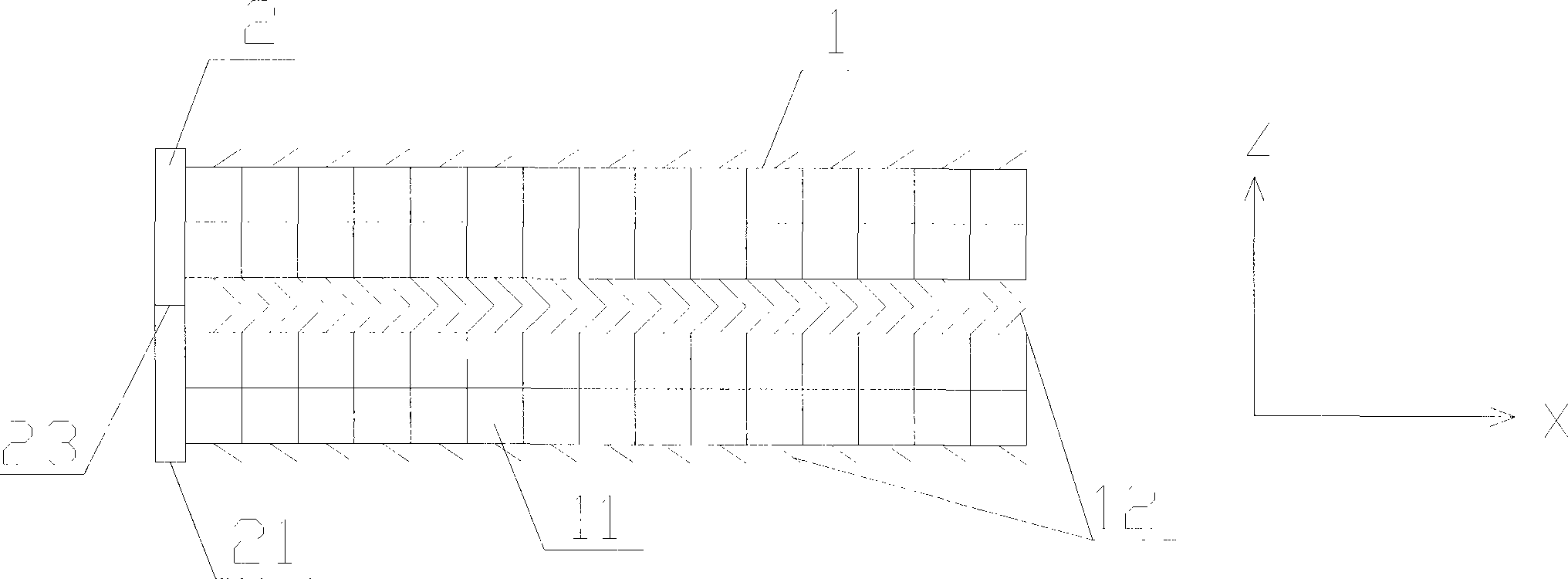 Novel bioresorbable slide fastener scaffold and use thereof