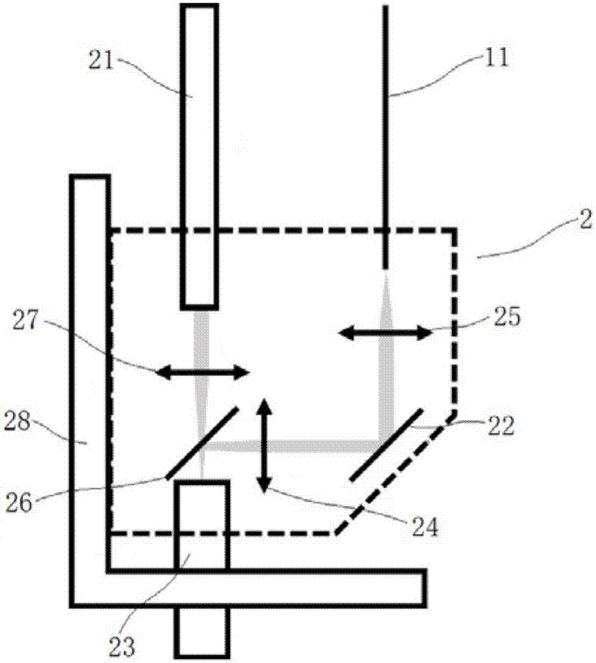 Femtosecond pulse laser modulator and fast high resolution miniature two-photon microscope having same