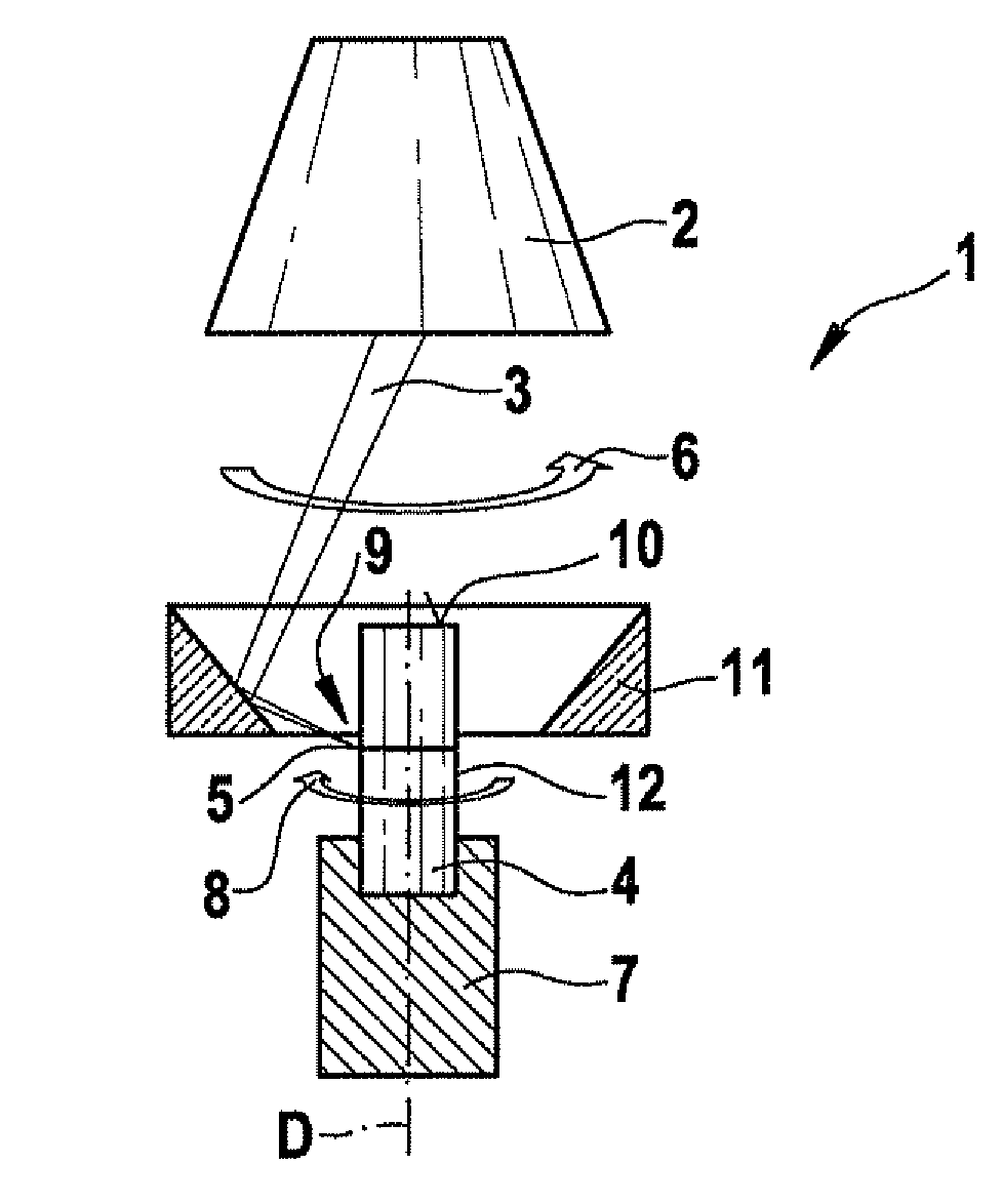 Laser beam welding device and method