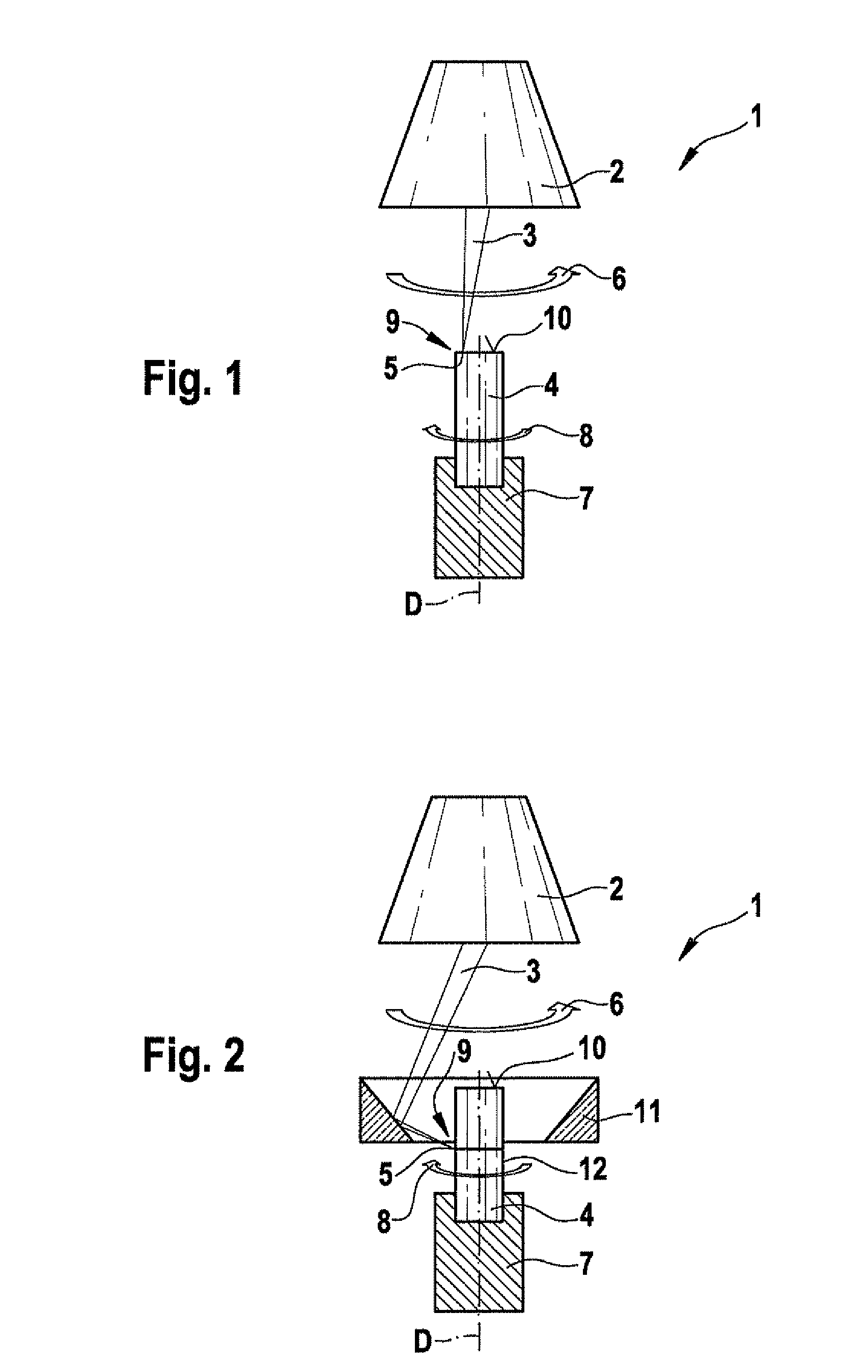 Laser beam welding device and method