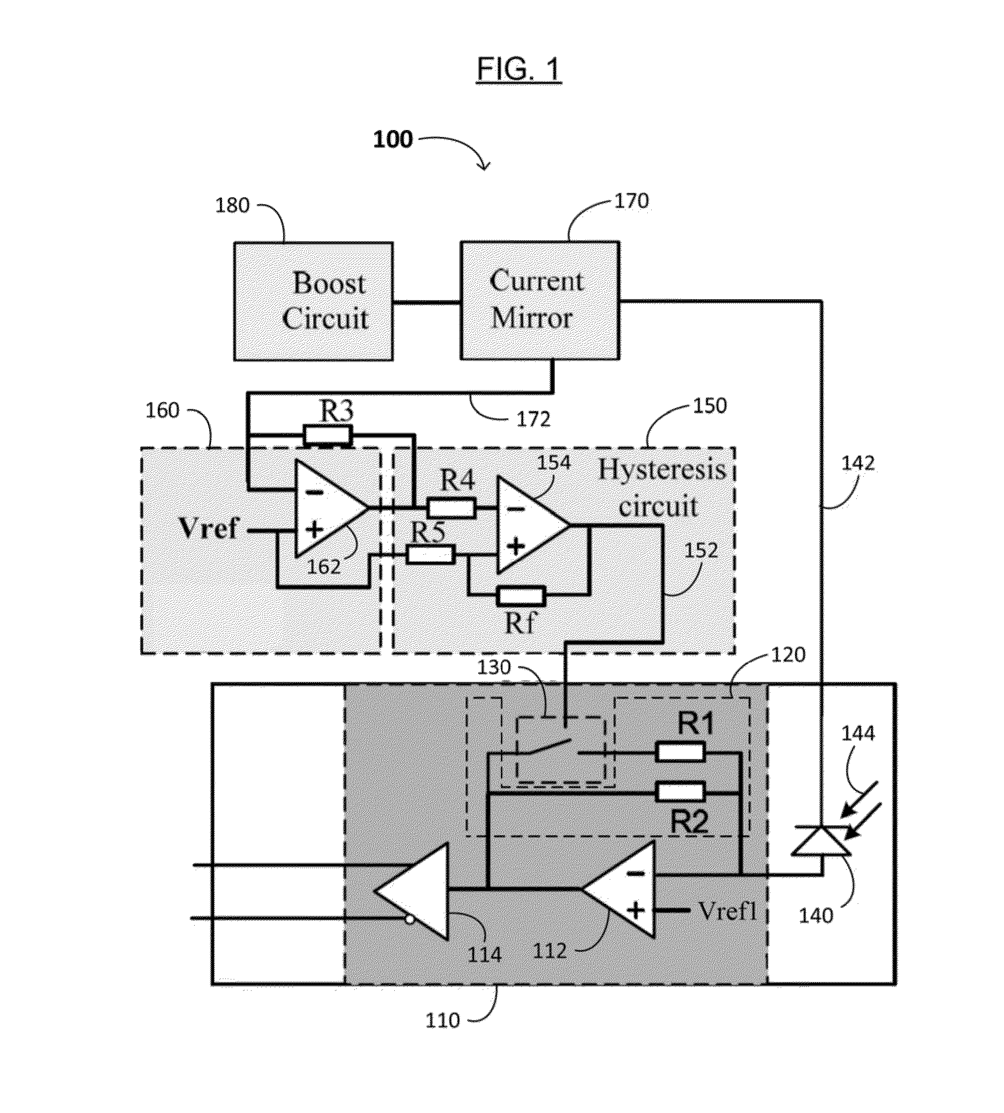 Transimpedance Amplifier (TIA) Having an Enlarged Dynamic Range and Optical Devices Using the Same
