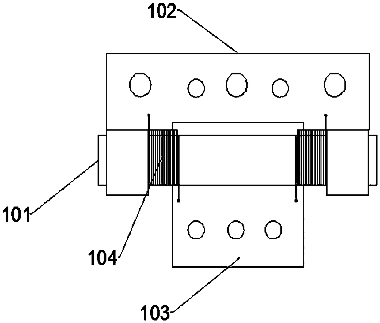 An automatic closing device for fireproof windows