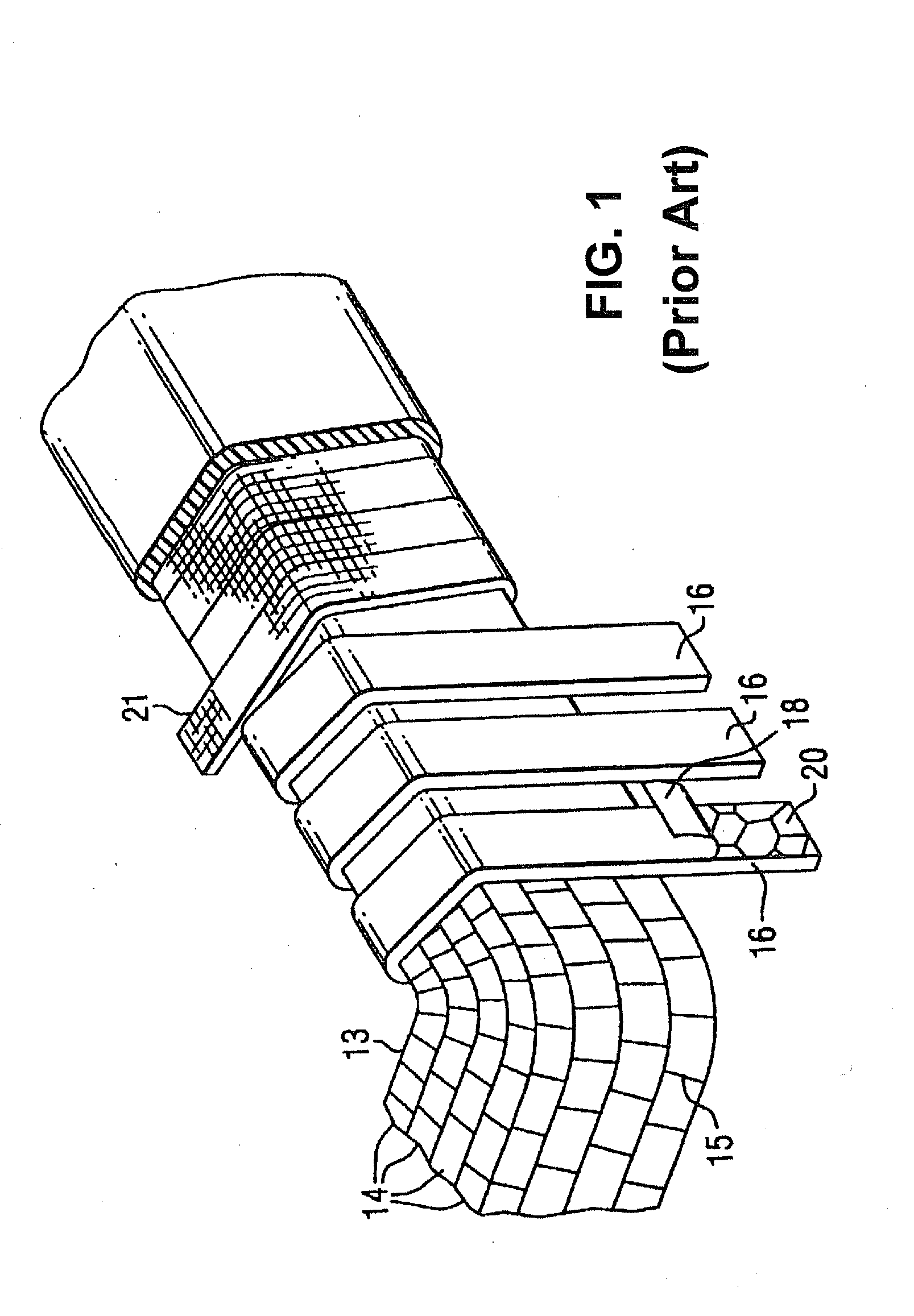 Mix of grafted and non-grafted particles in a resin