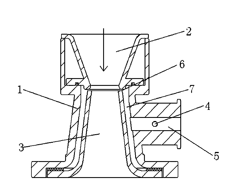 Gas mixing device for completely-premixed combustion system