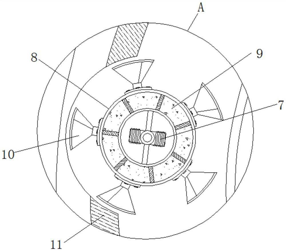 Ball mill heat dissipation barrel device capable of avoiding grinding overheating
