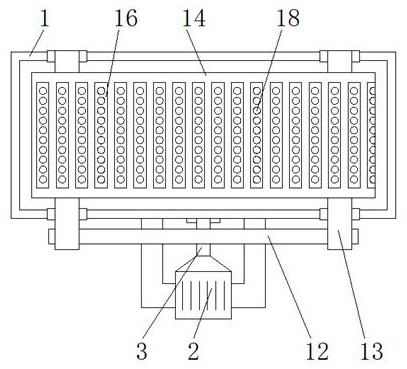 An environmentally friendly packaging box printing device