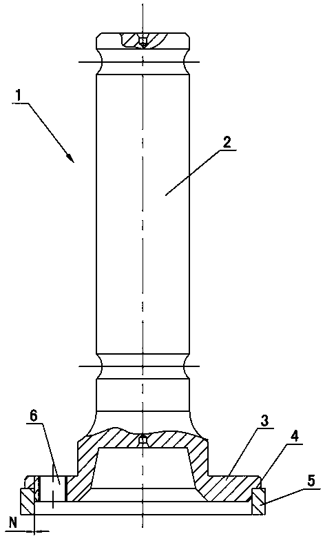 Connecting coupling bearing of thermal insulating X-Ray tube