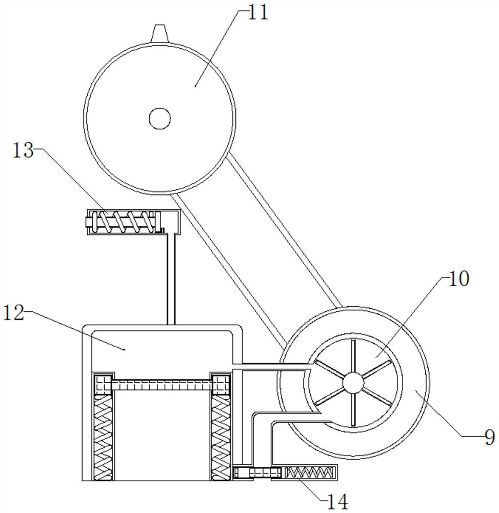 Agricultural mechanical device for rapidly and automatically irrigating plants by utilizing osmotic pressure