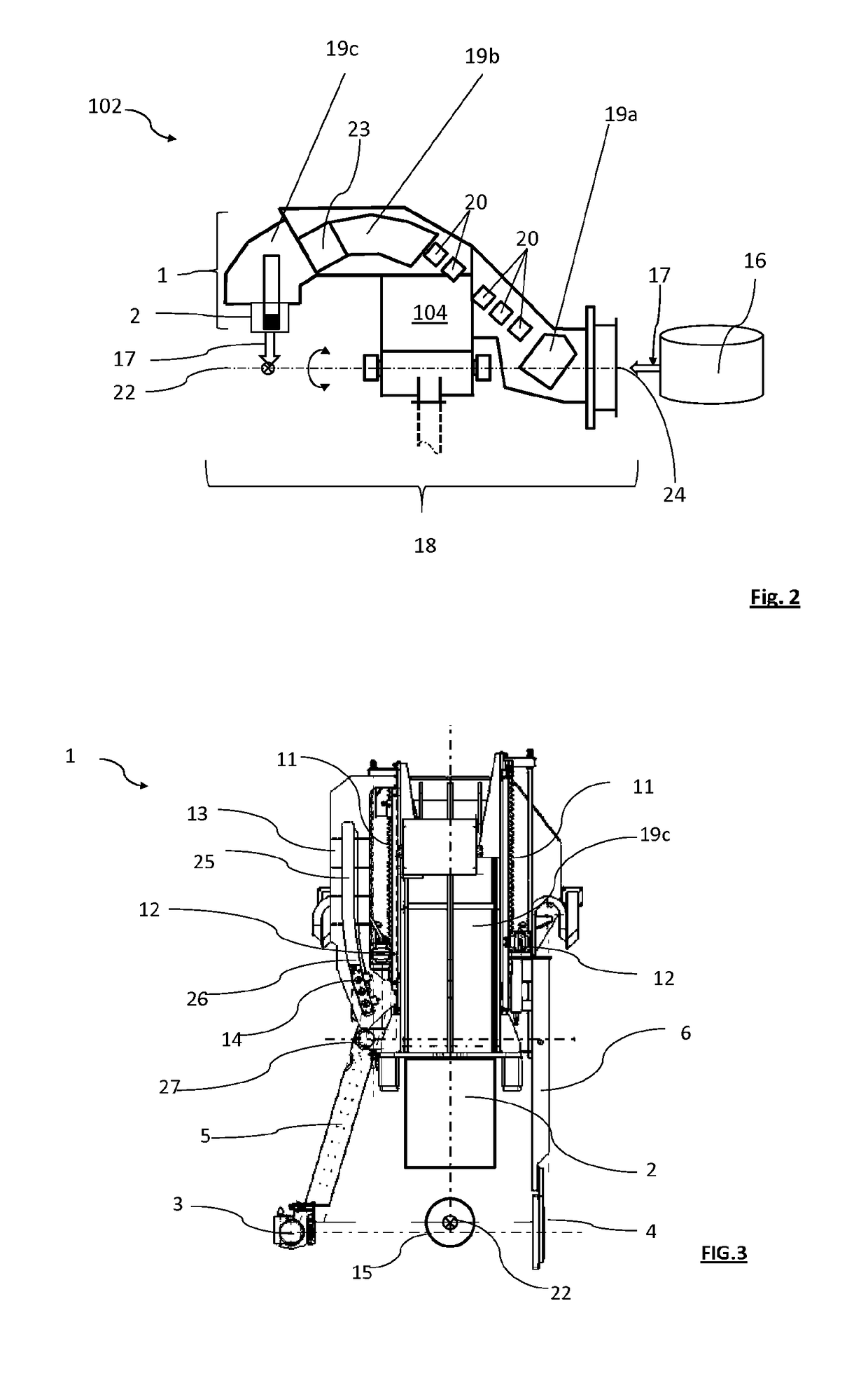 Hadron therapy installation comprising an imaging device