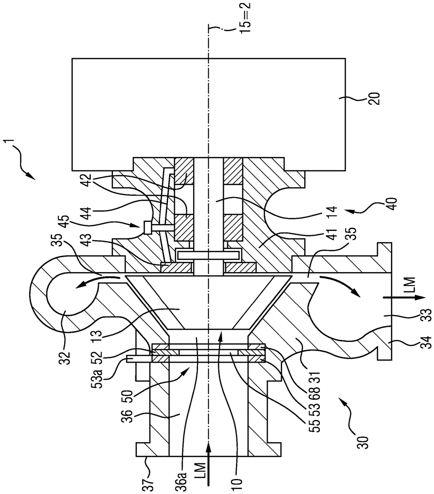 Compressor for a supercharging device for an internal combustion engine and a supercharging device for an internal combustion engine