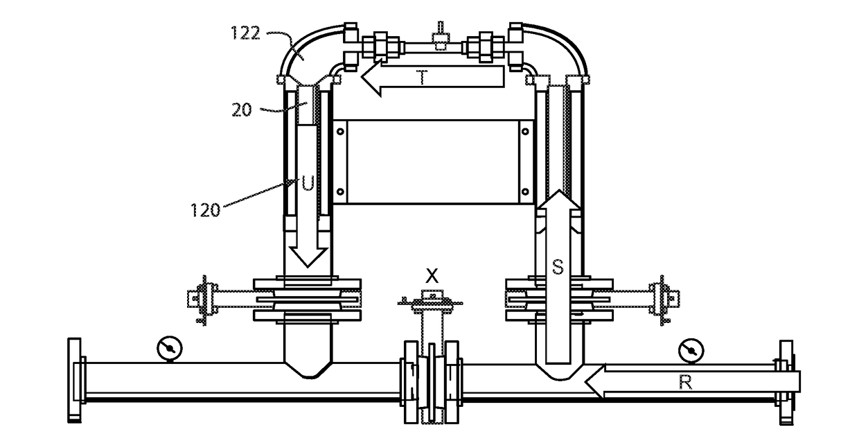 Novel device for treating water to reduce the size of the water clusters, increase dissolved oxygenation levels, produce free hydrogen atoms, produce